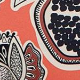 Orange Patterned