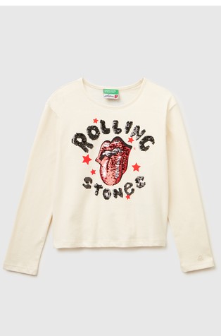 The Rolling Stones T-shirt with sequins