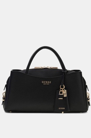 Danielle small satchel in faux-leather