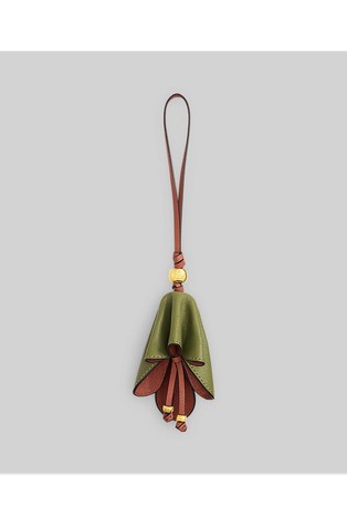 Leather Flower Charm