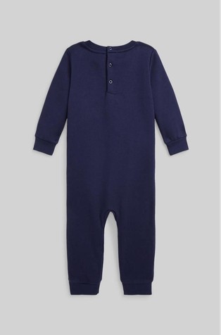 RALPH LAUREN Polo Bear fleece coverall Navy 2