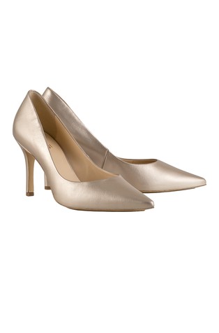 HÖGL Era leather high heels Gold 2