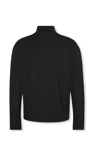 Roll Neck T-shirt in Viscose-blend