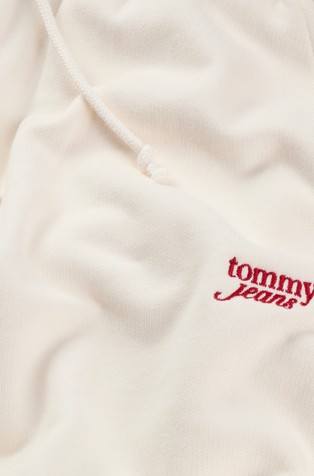 TOMMY HILFIGER Logo Embroidery Sweatpants Light Beige 5