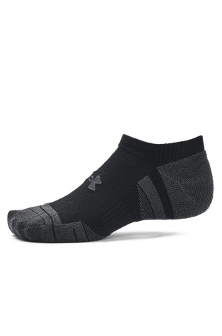 UNDER ARMOUR Performance Tech 3-Pack No Show Socks Black 2