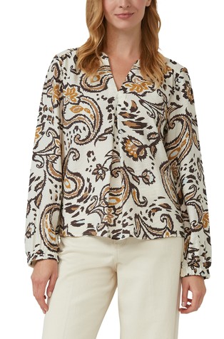 Strukturirana bluza z vzorcem