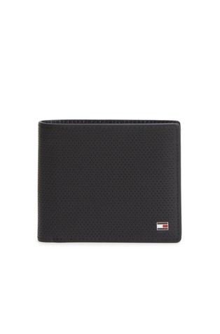 Leather Wallet with Micro-Perforations