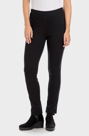Slim fit ponte di roma trousers