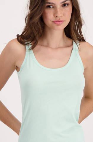 MONARI Tank top with split straps Blue 3