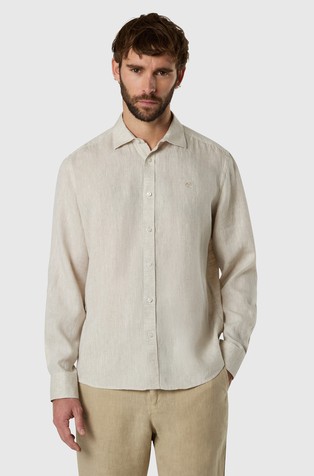 Lanena srajca z dolgimi rokavi