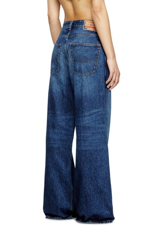 DIESEL Relaxed fit jeans hlače - 1996 D-Sire 09I27 Modra - Dark Blue 2