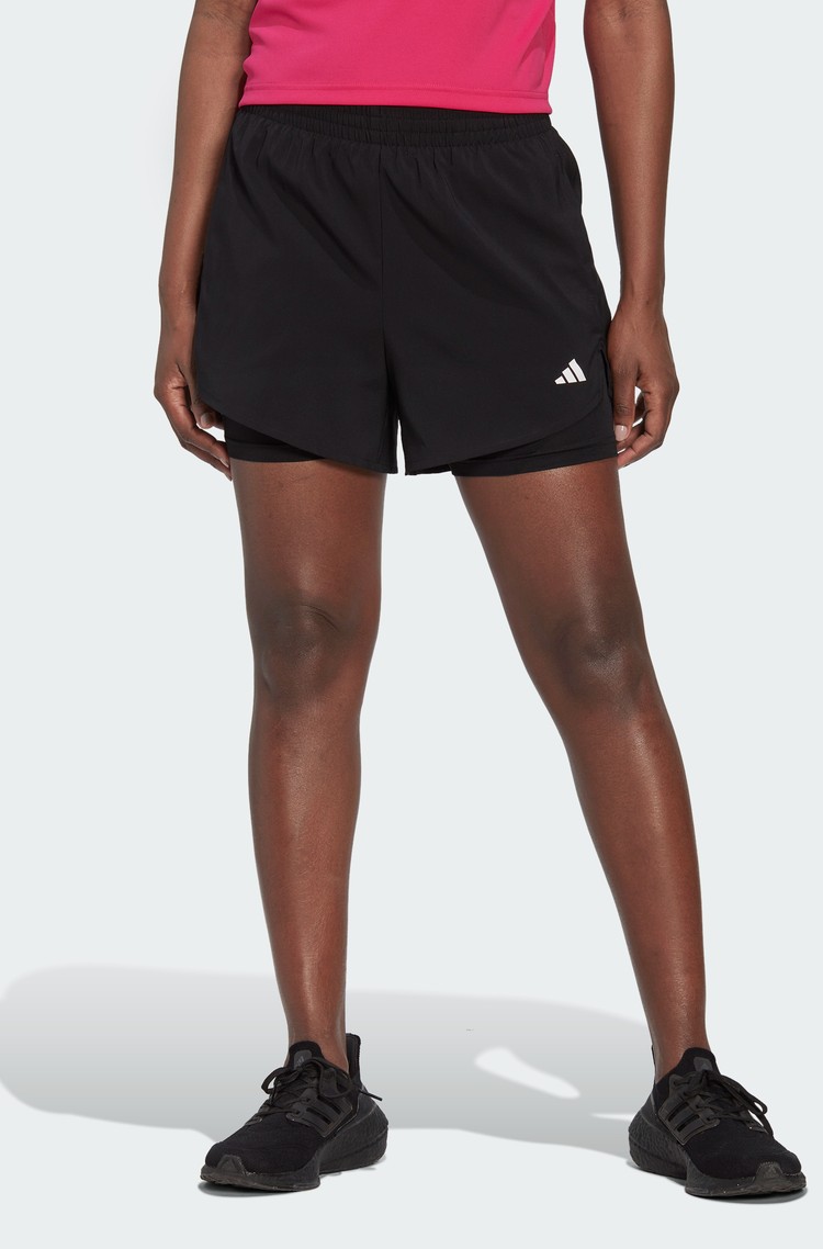 ADIDAS Aeroready Made for Training Minimal 2 in 1 Shorts Black 
