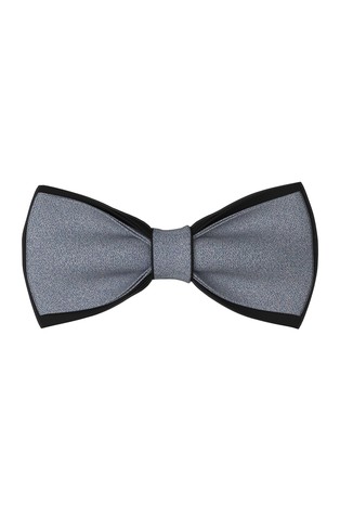 Silk-cotton blend bow tie