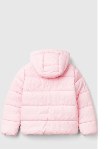 BENETTON "Rain Defender" nylon jacket with hood Soft Pink 2