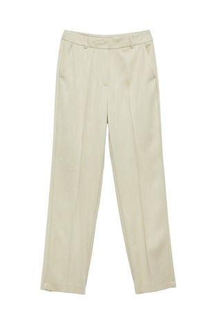 Ravne hlače z bleščečimi nitmi