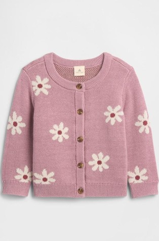 Baby Cardigan With Pattern