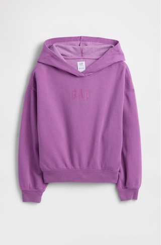 Gap logo pulover s kapuco za deklice