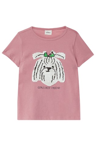 Majica s kratkimi rokavi in obojestranskimi bleščicami