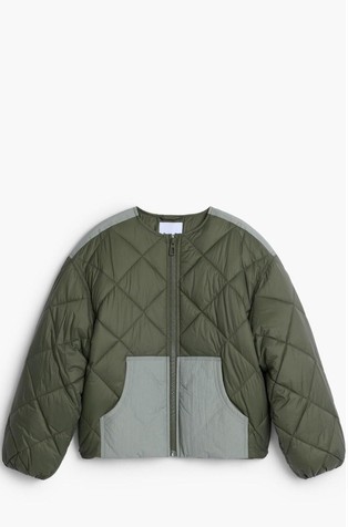 Padded nylon jacket