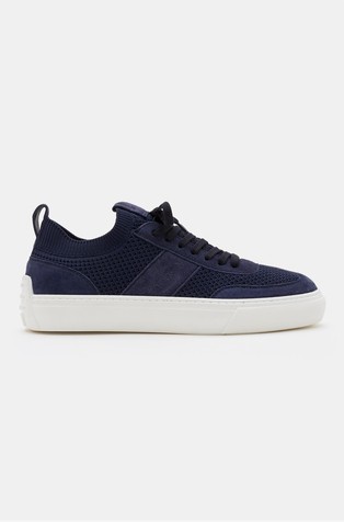 Sock Sneakers in Technical Fabric and Suede