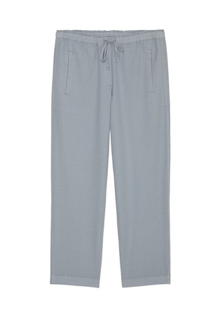 Marc O'Polo Pajama pants in green/ blue gray/ dark blue