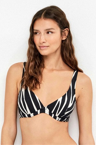 Zgornji del kopalk z zebrastim vzorcem