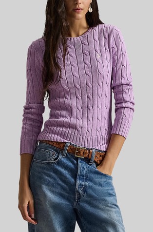 Strukturirano pleten bombažen pulover