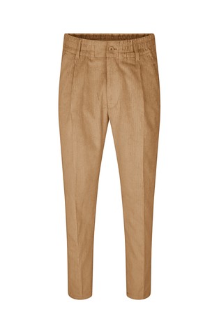 Slim fit chino hlače z gubami