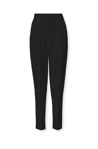Pleated trousers in viscose blend
