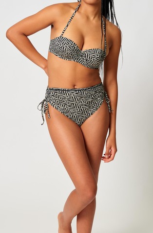 Animal Allure high-waisted bikini bottoms