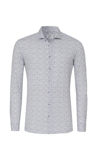 Functional fit shirt with long sleeves and pattern