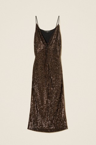 Sequin midi dress