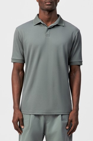 Polo majica iz tehnične ripstop tkanine