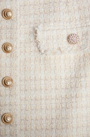 GUESS Tweed mini skirt Beige 5