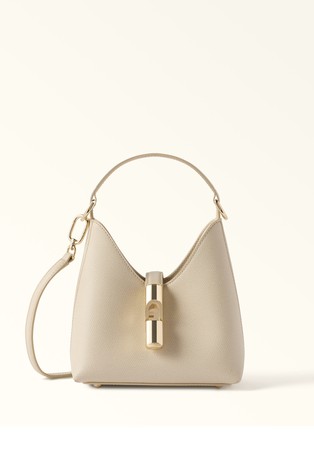 Mini Leather Hobo Bag