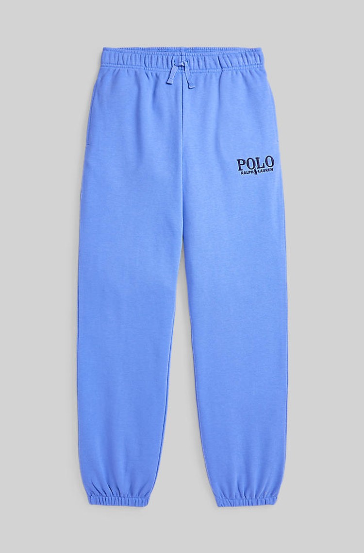 RALPH LAUREN Logo trenirka s frotirano notranjostjo Modra - Harbor Island Blue 
