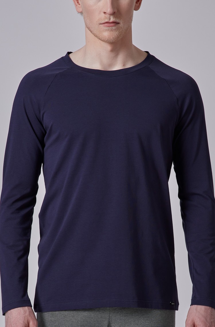 SKINY Every night in mix &amp; match zgornji del pižame Modra - Crown Blue 