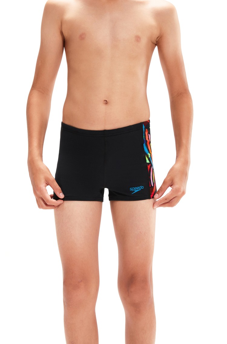 SPEEDO Kopalke s pisanim vstavkom Črna - Black 