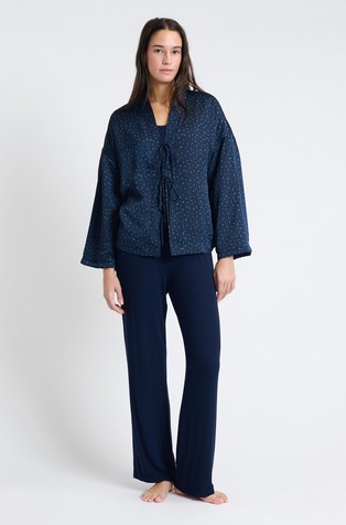 Myrtah 3-delni komplet: pižama in kratka halja