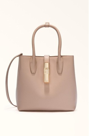 Manjša usnjena tote torbica