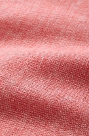 GAP Moška srajca iz lanene mešanice Roza - Fresh Coral 4