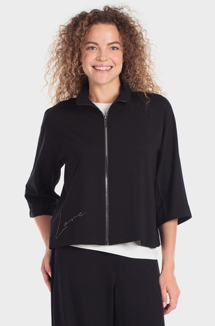 Jacket in viscose blend