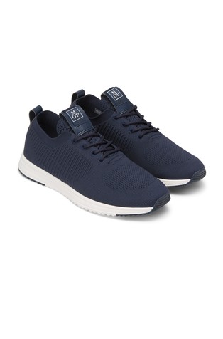 MARC O'POLO Knitted sneakers made from recycled polyester Dark Blue 2