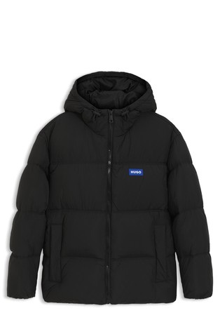 Vodoodbojna prešita bunda z logo našitkom