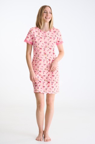 Bloomy spalna srajca s kratkimi rokavi