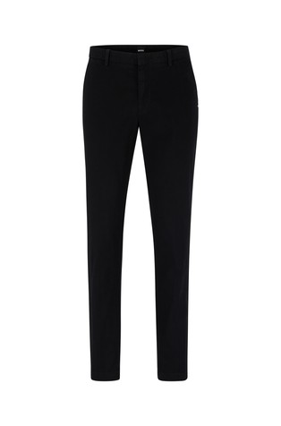 HUGO BOSS Slim fit chinos in a stretch-cotton blend Black 4
