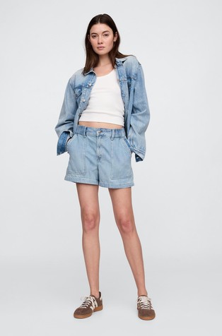 Denim shorts