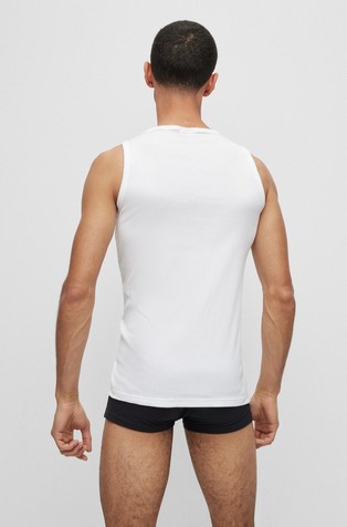 HUGO BOSS Paket 2 logo spodnjih majic iz raztegljivega bombaža Večbarvna - Multi 3