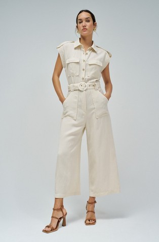 Lightweight lyocell jumpsuit