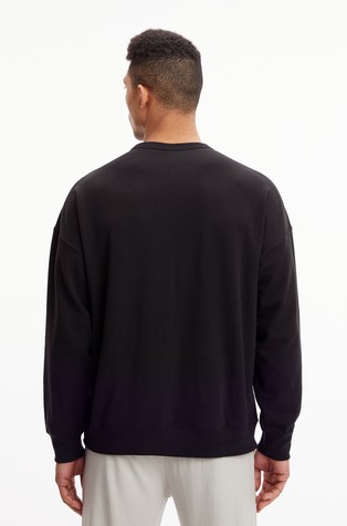 CALVIN KLEIN Lounge Sweatshirt - Embossed Icon Black 2